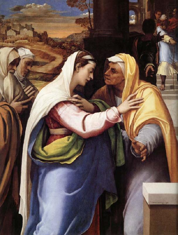 Sebastiano del Piombo La Visitation china oil painting image